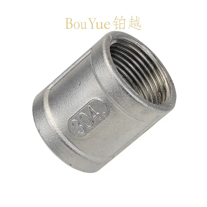 for 304 Stainless Steel Inner Pipe Hoop Plumbing Direct Accessories Inner Teeth Water Pipe Straight Through Double Inner Wire