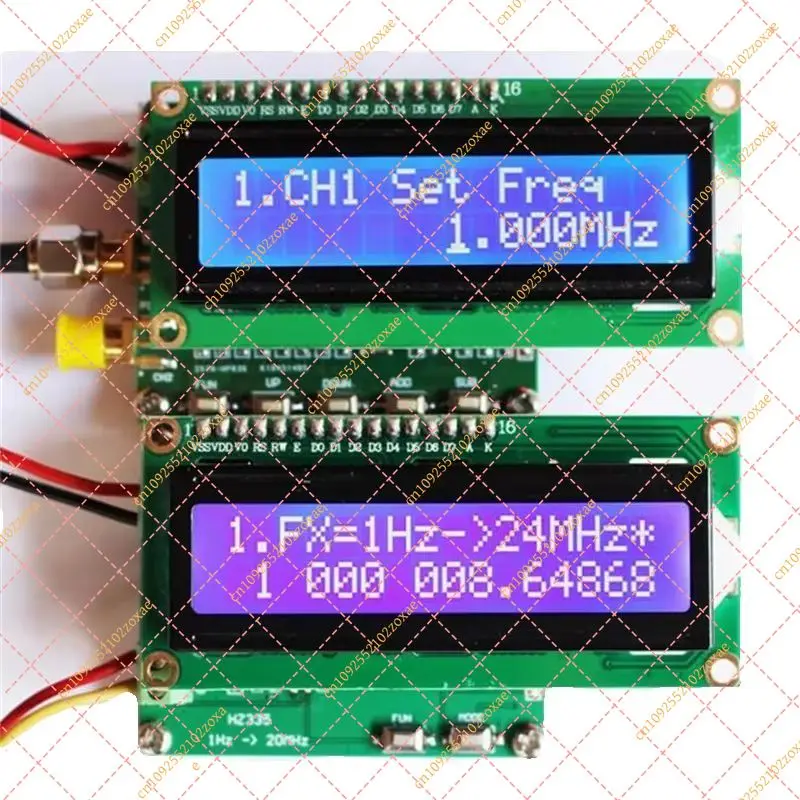 High precision frequency meter pulse signal 1Hz-24MHz 6-digit effective number
