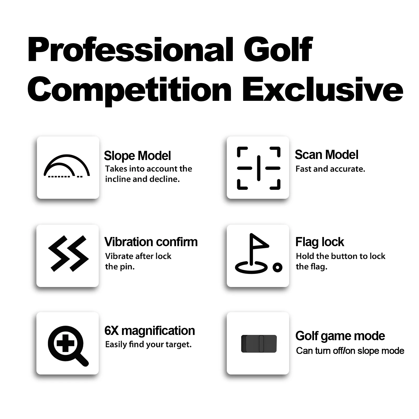 Golf Rangefinder Handheld Long Distance Meter Range Finder 1000m Outdoor 6X Smart Digital Rechargeable Speed Tester