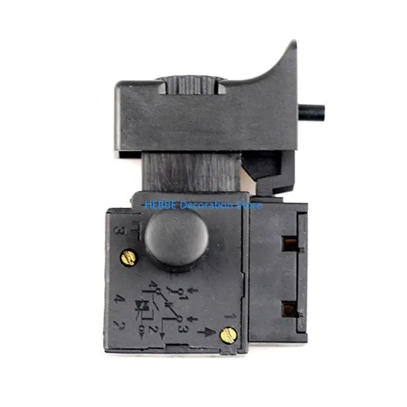 B0KC Speed Regulating Switch FA2-6/1BEK Lock on Power Tool Electric Drill Speed