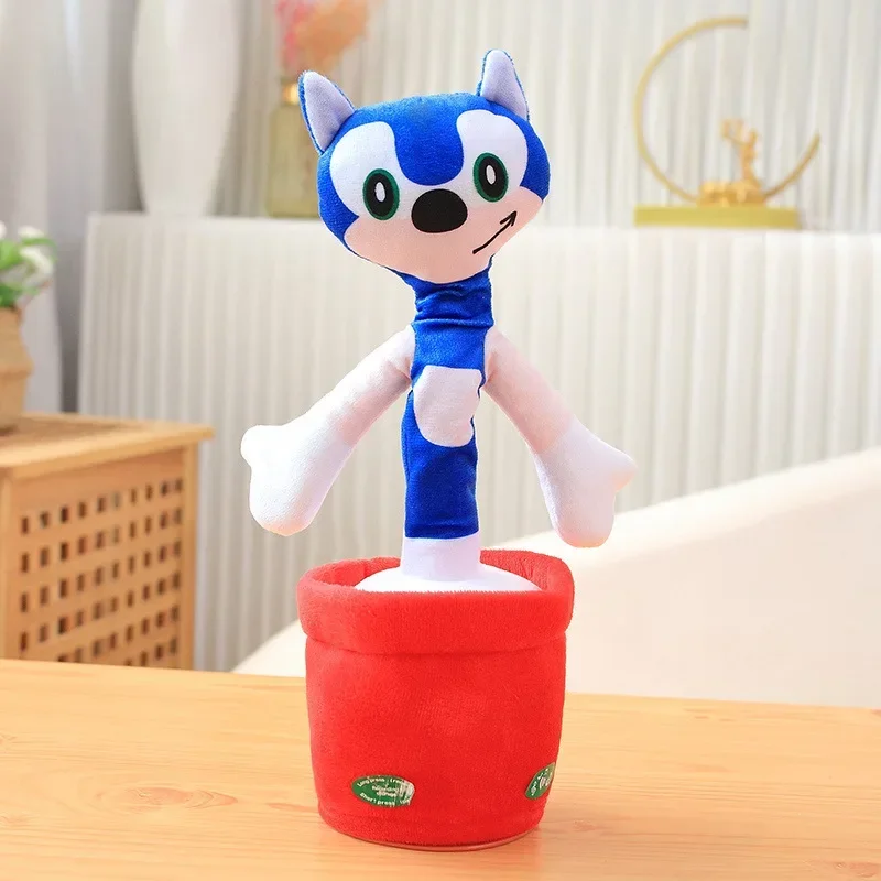 

Лидер продаж, плюшевые игрушки Sonics, куклы, записываемые, могут петь и танцуют, игровые куклы, милые украшения