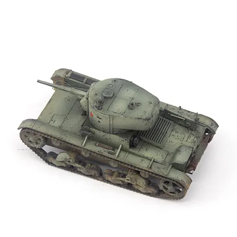 1:72 Scale CP0310 Soviet T26 T-26 Light Tank 1933 Armored Vehicle Tank Plastic Model Simulation Collectible Ornament Military