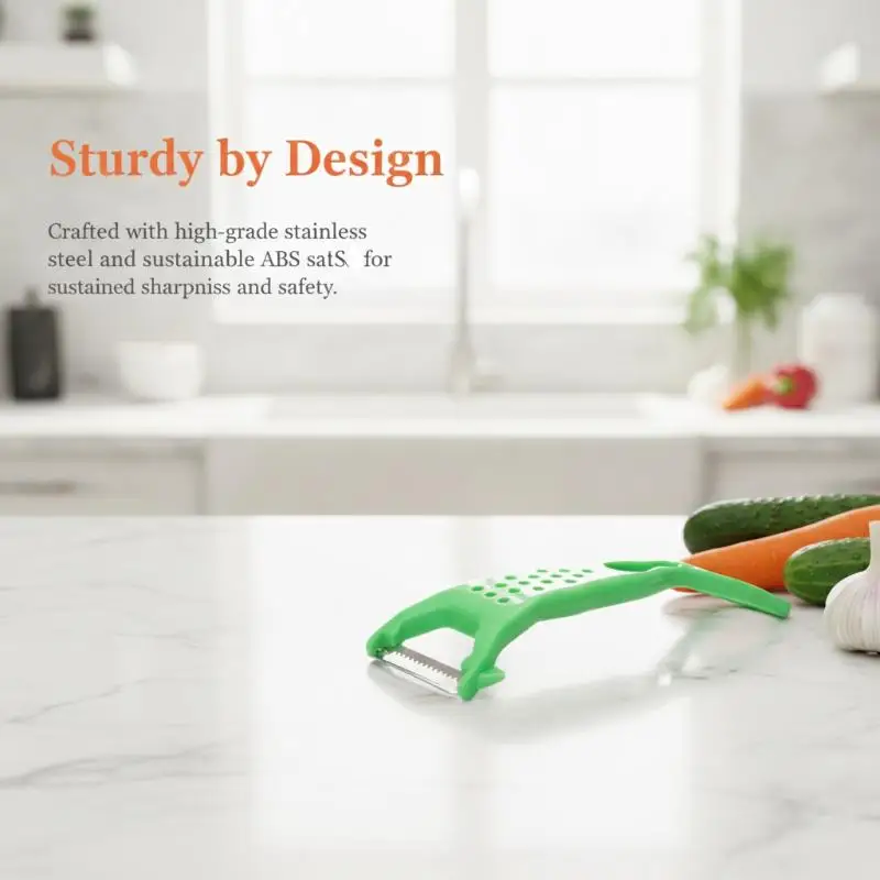 Multifunctional Dual Head Vegetable Peeler Sharp Stainless Steel Blades For Kitchen Fruit Vegetable Peeling Slicing Shredding