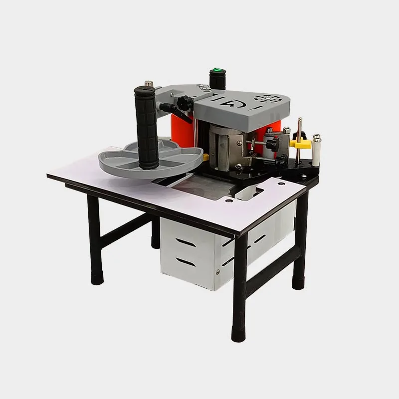 1100W Small Manual Edge Banding Machine Double Side Gluing Portable Edge Bander Woodworking Edge Banding Machine