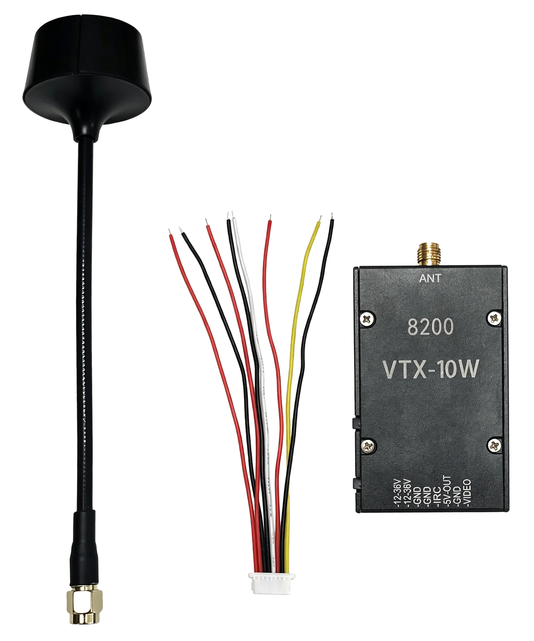 8.2GHz VRX 6~8.2GHz video receiver supports automatic multi-bandscanning and features an OLED display
