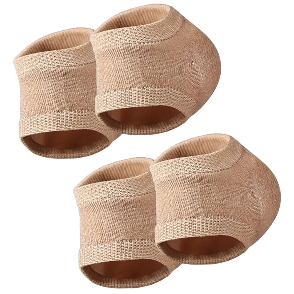 

Cracked Heel Socks Reusable Washable Gel Material Prevent Moisture Loss Heel Covers Women Men Kids Fits Most Feet Foot Care Tool