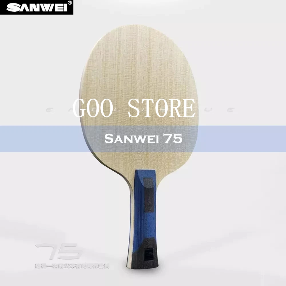 

SANWEI 75 ALC Table Tennis Blade VIS Structure Aryl Carbon Ping Pong Bat Paddle for Fast Attack with Loop