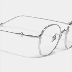 2025 Round Optical Glasses Frame Men Women Korea Eyeglass Frames Titanium Eyewear Retro Prescription Myopia Eyeglasses Reading