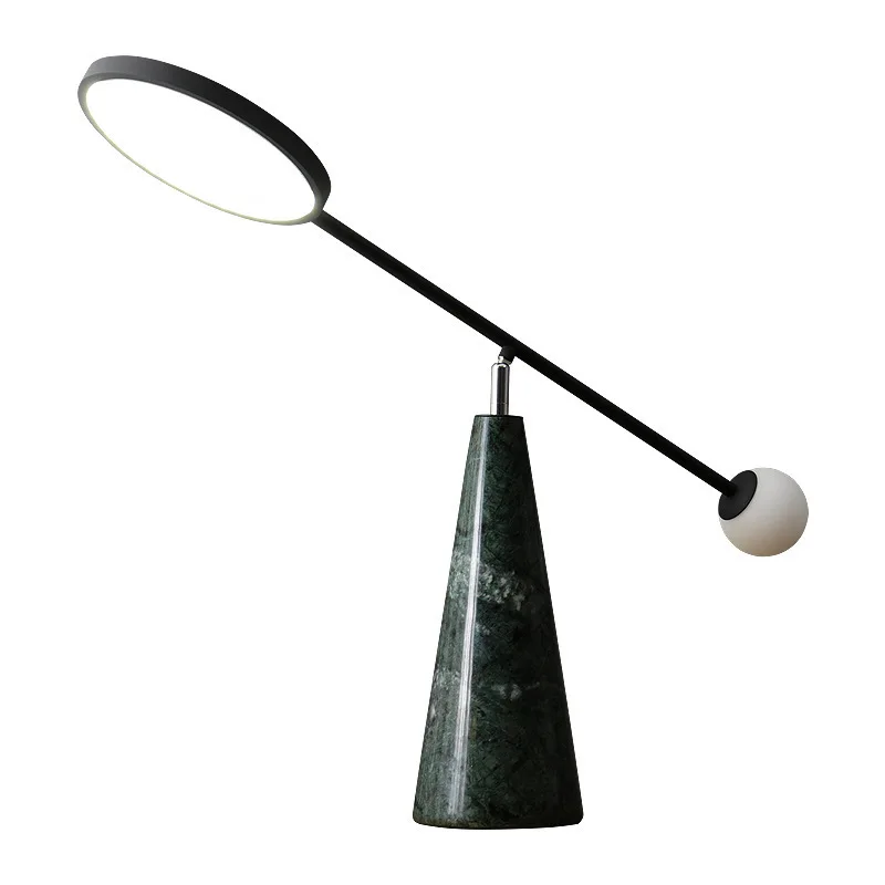 

Marble desk lamp postmodern living room study designer decorative lamp