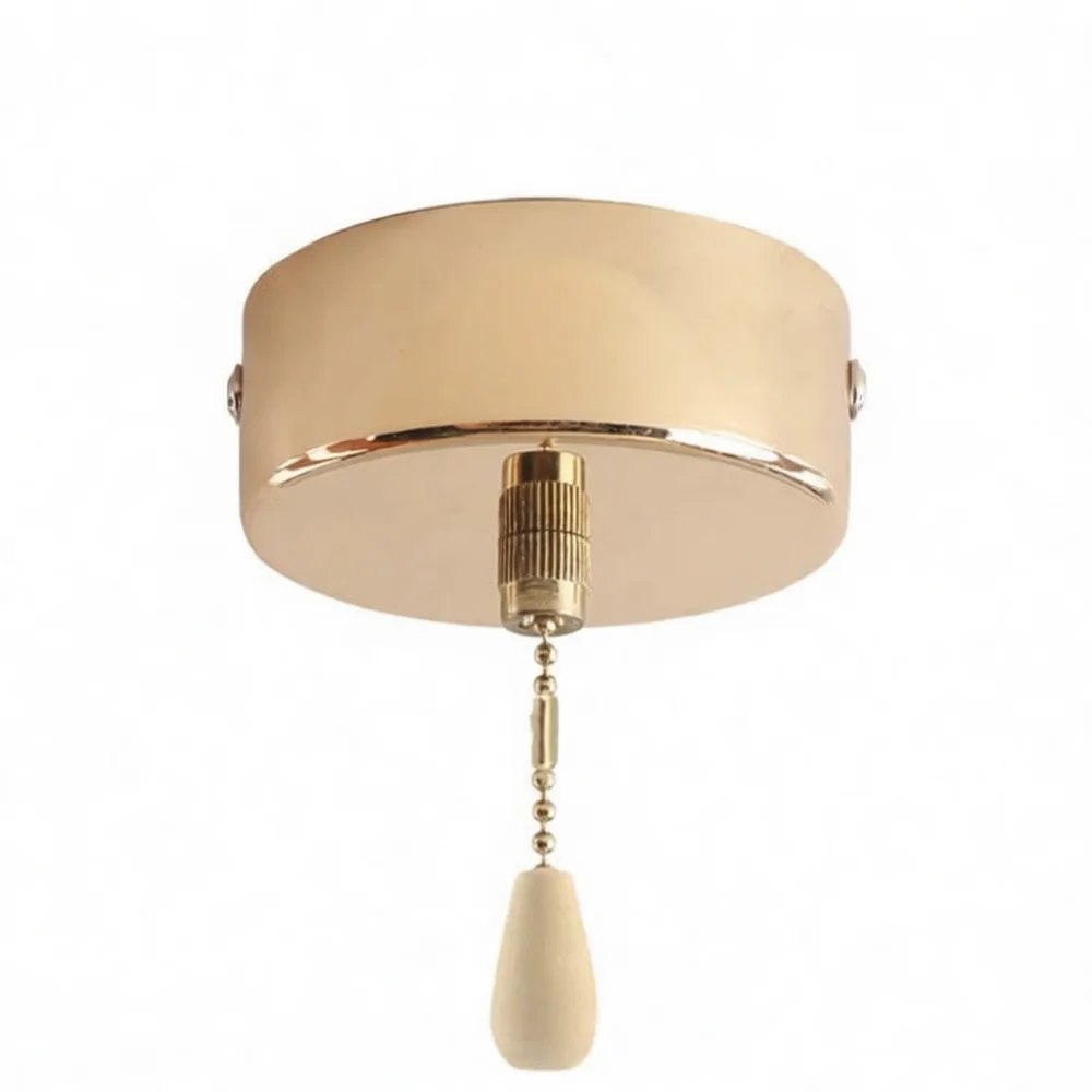 Practical Ceiling Pull Cord Switch Vintage Lighting Hardware Essential Component For Custom Lamp Modding Setup