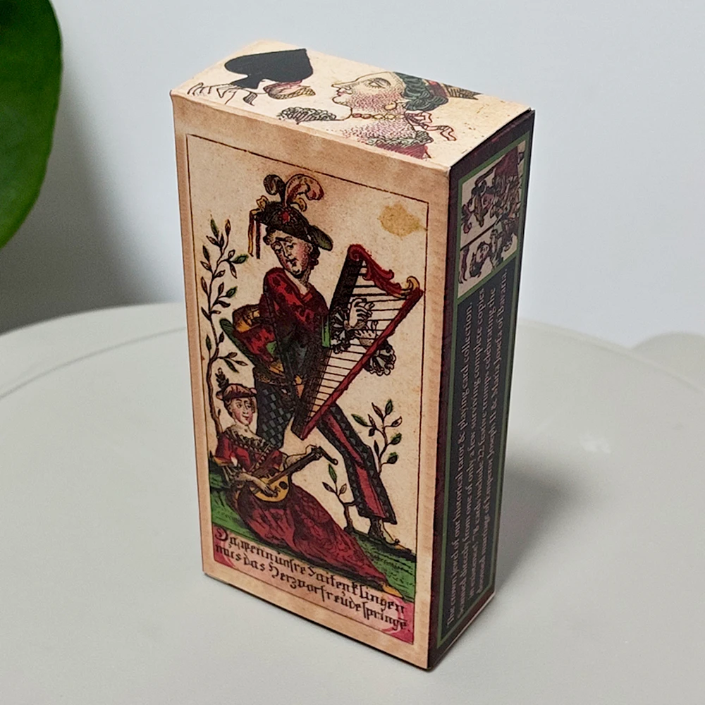 1765 Bavarian Wedding Tarot Playing Cards Complete 78 Card Deck 12*6cm on Double-embossed Cardstock