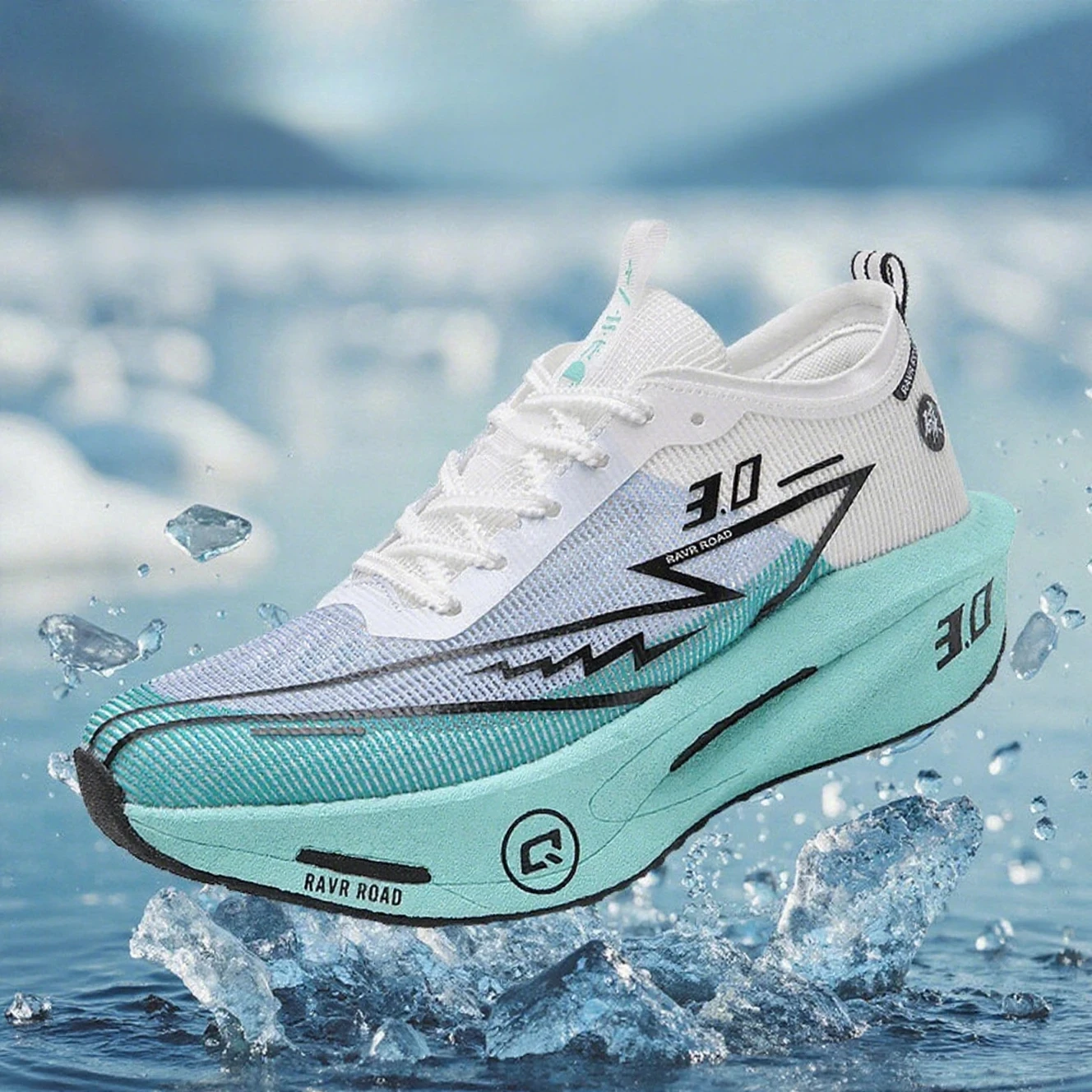 

Men's Carbon Board Sneakers Anti-slip Cushioned Comfortable Racing Training Running Shoes Mesh Tennis Shoes Casual for Women