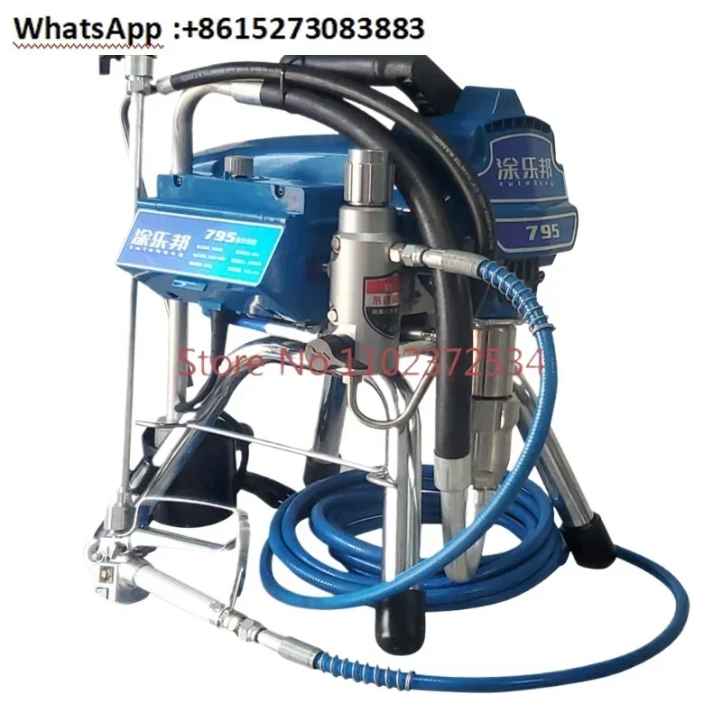 Electric high-pressure airless spraying machine 795 emulsion paint internal and external wall high-power multi-function plunger