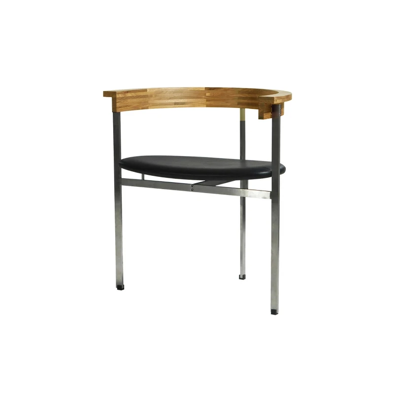 

Stainless steel leather office chair for home use