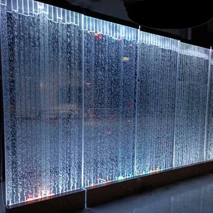Customization.Custom Large-scale Acrylic Water Bubble Wall Screen Acrylic Water Curtain Fountain