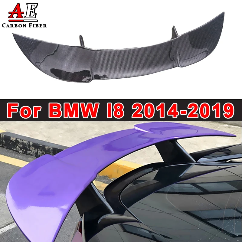 

I8 Carbon Fiber FRP Rear Spoiler Trunk Lip Boot Wing For BMW I8 2014-2019 Spoiler Tail Wing Trunk Lip Boot Cover Body Kit