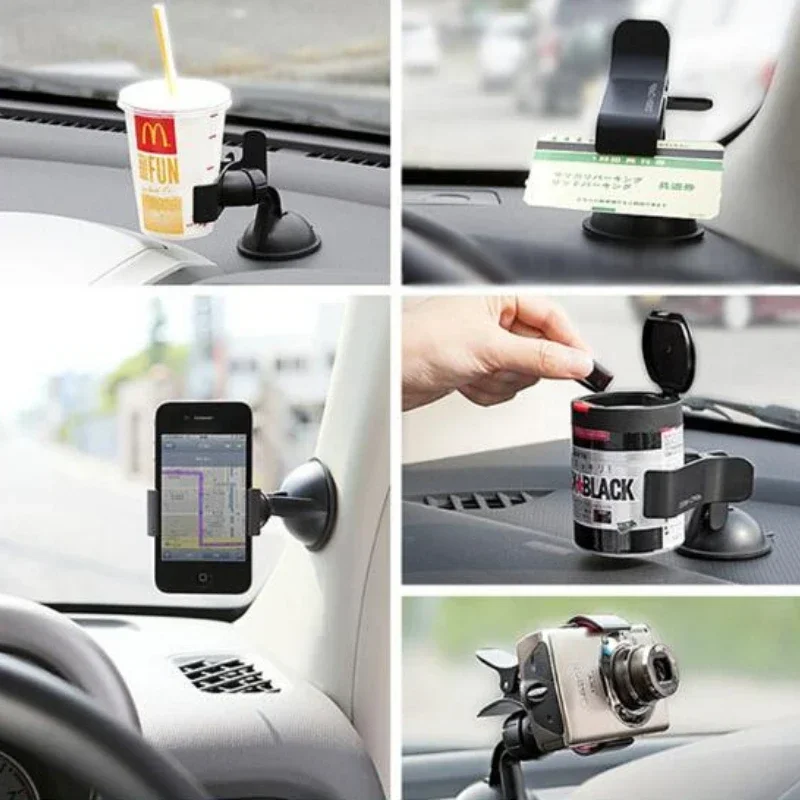 

Мини-автомобильный держатель для телефона, автомобильная навигация с вращающейся на 360° рамкой-зажимом, многофункциональный держатель для телефона, автомобильный держатель для телефона, аксессуары для телефонов