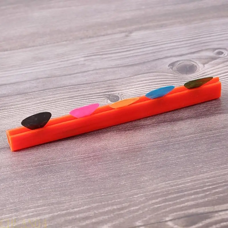 

A1A2 5lots Guitar Pick Storage Bag Portable Pick Holder Ukulele Pick Holder for Various Guitar Types