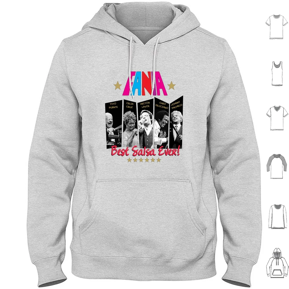 Best Salsa Singers Hoodies Long Sleeve Salsa Singer Latin Latino Celia Tito Puente Lavoe Feliciano Ever New Yoork