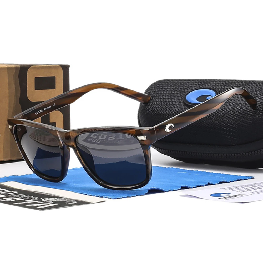 

Fashion Polarized Sunglasses Men Aransas Brand Design Driving Sports Goggles Male Retro Square Mirror Sun Glasses For Men UV400