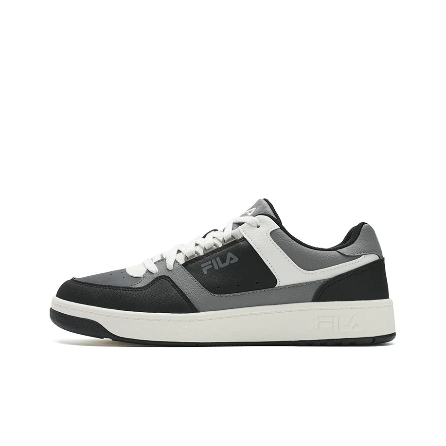 FILA TARGA 1+ Breathable Low top Tennis Shoes Men's Black Gray A12M531005FBB