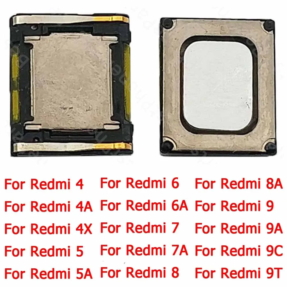 For Xiaomi Redmi 8 8A 9 9A 9C 9T 4 4A 4X 5 Plus 5A 6 6A 7 7A Replacement Built-in Repair Earpiece Earphone Top Ear Speaker
