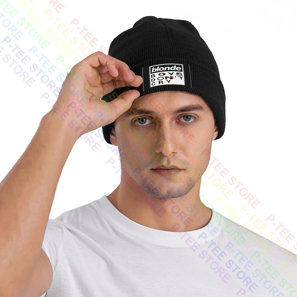 Blonde meninos dont t cry tour oceano concerto de música frank solo malha gorro chapéu gorro boné legal confortável