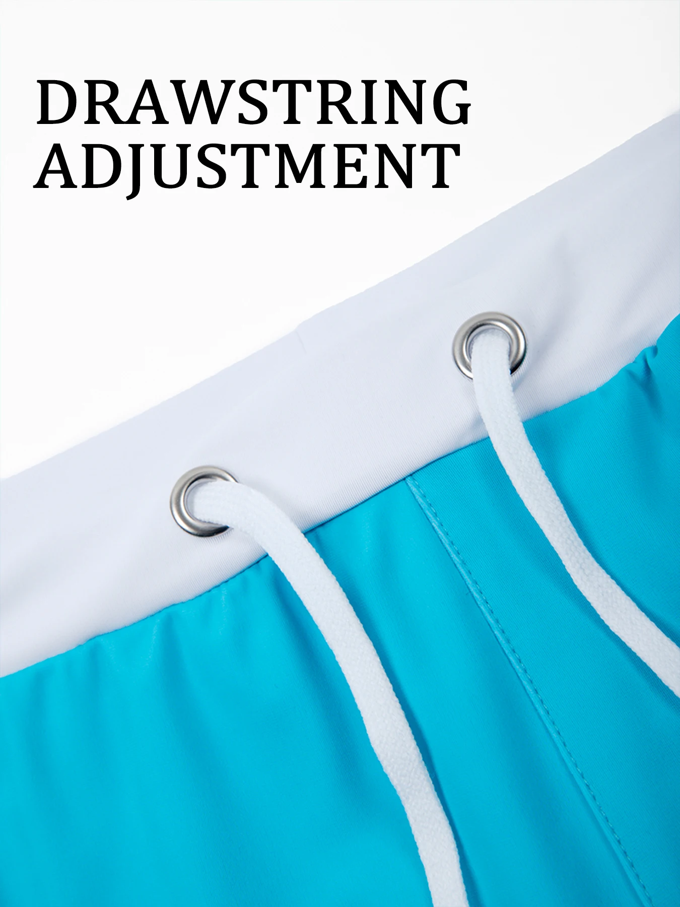 Men's Back Zipper Pocket Swim Trunks Summer Elastic Quick Drying Drawstring Beachwear Printed With Mesh Lining Casual Swimwear