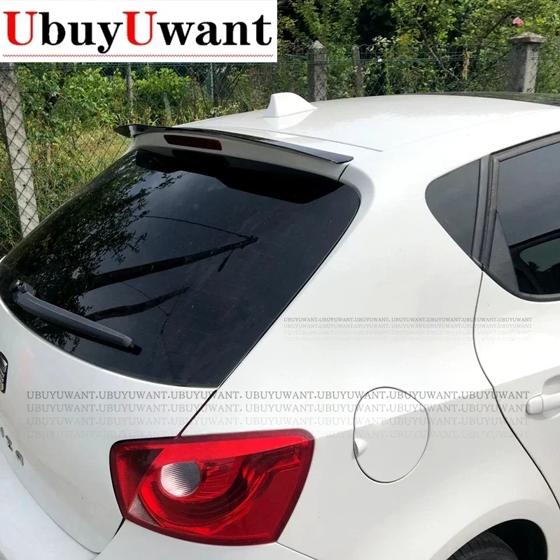 UBUYUWANT Spoiler For Seat Ibiza 6j 2008 2009 2010 2011 2012 Rear Roof Car Tail Wing Decoration