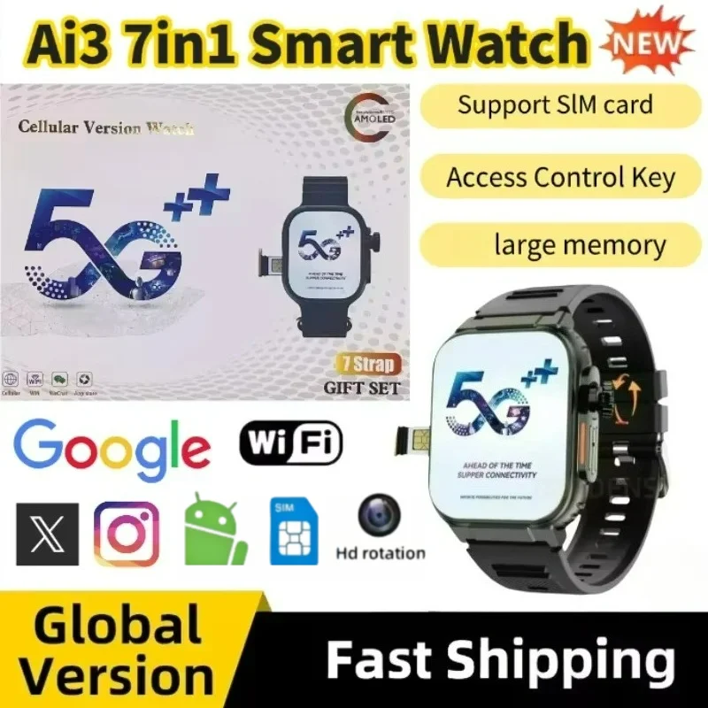 Fall Detection Watch - Yeni S10 Ultra Ai3 Akıllı Saat