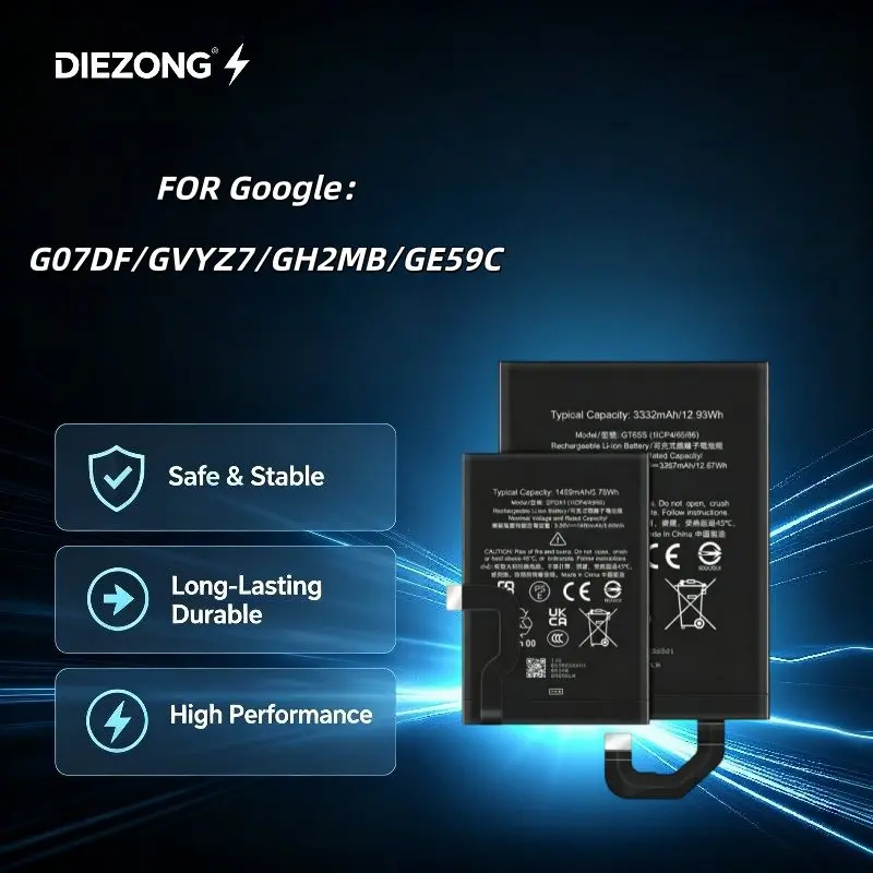 Applicable for Google Phone Battery Pixel 9Pro Folding/9/Pixel 9 Pro/9 Pro XL/Pixel8A Long Lasting Battery Life Safe and Durable