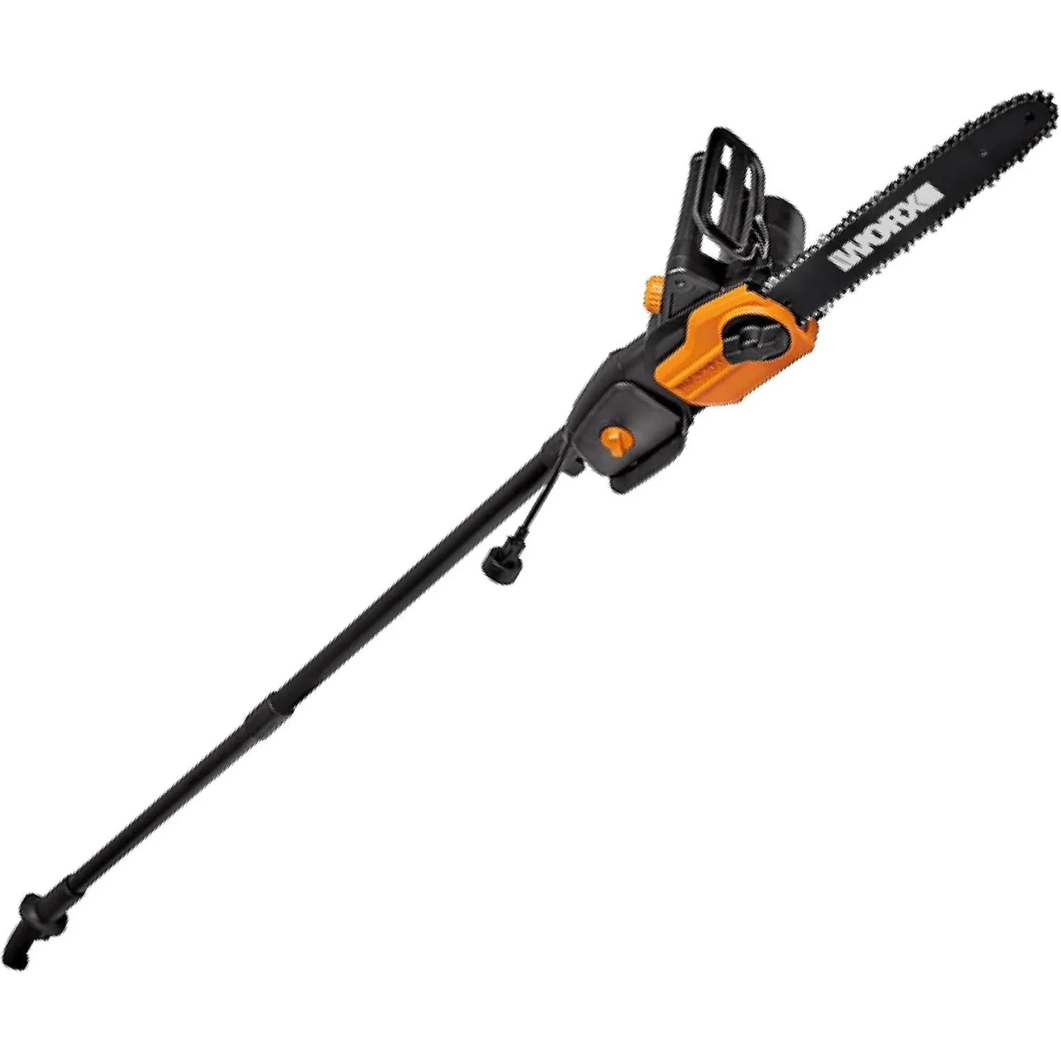 

WG309 8 Amp 10" 2-tools-in-1 Electric Pole Saw，TOOL-LESS INSTALLATION，42"L x 8"W x 9"H ﻿