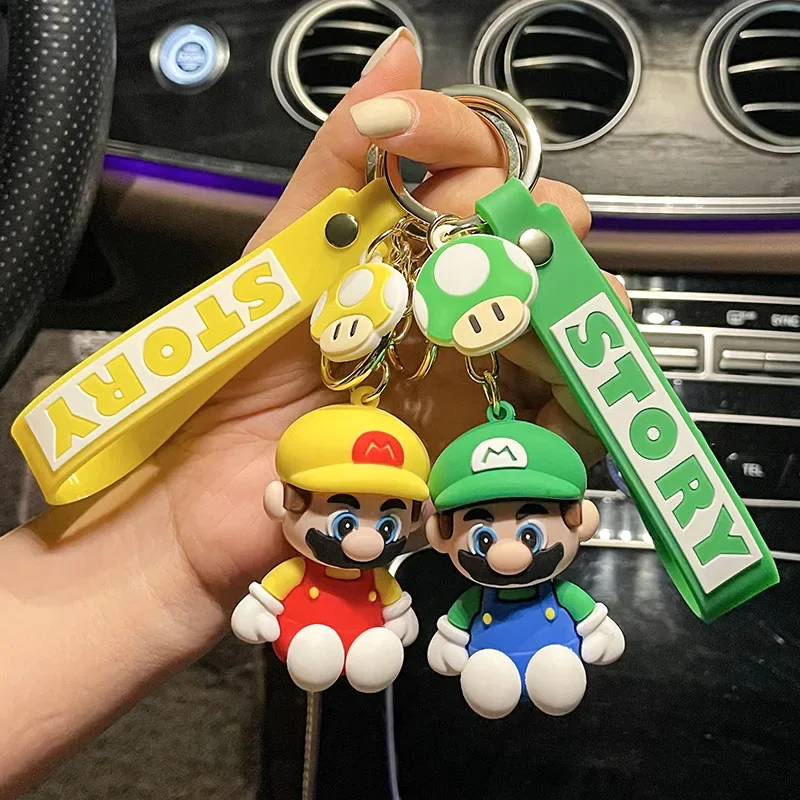 المعلقات سلسلة مفاتيح كرتونية راقية ورائعة من Miniso، دمى كرتونية عصرية ولطيفة، سلاسل مفاتيح آلة المخلب