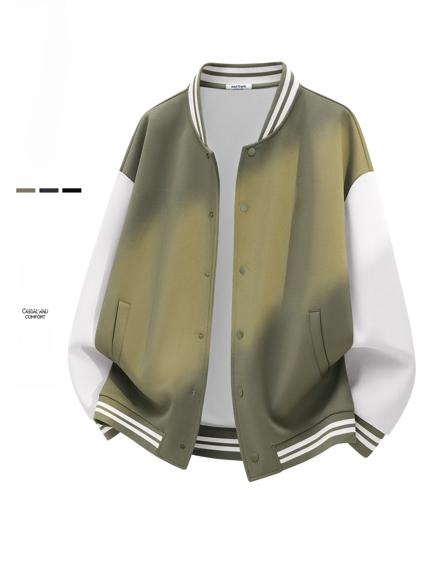 

Бейсбольная куртка мужская повседневная весенняя новая молодежная в американском стиле с принтом обезьяны из смесового хлопка и полиэстера