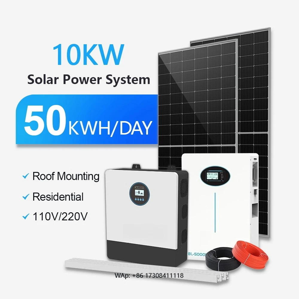 10KW Complet Solar Set off Grid Solar Energy Systems 5kwh 10kwh 15kwh Solar Power Set for Home Use