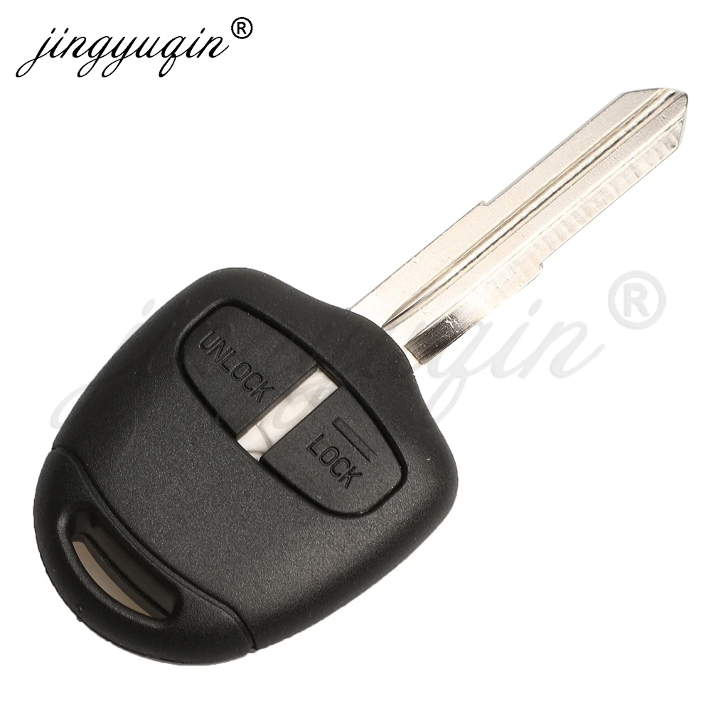Jingyuqin 5/10pcs/lot 2/3Buttons Car Key Remote Case Fob Cover Shell For Mitsubishi Outlander Lancer Grandis AST Pajero Sport
