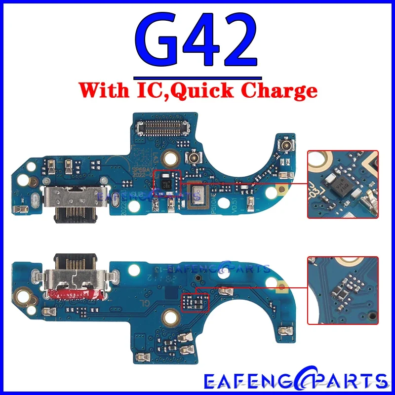 Usb Dock Charger Connector Ports for Motorola Moto G31 G41 G51 G71S G22 G32 G42 G52 G62 G72 G82 5G Charging Board Module Flex