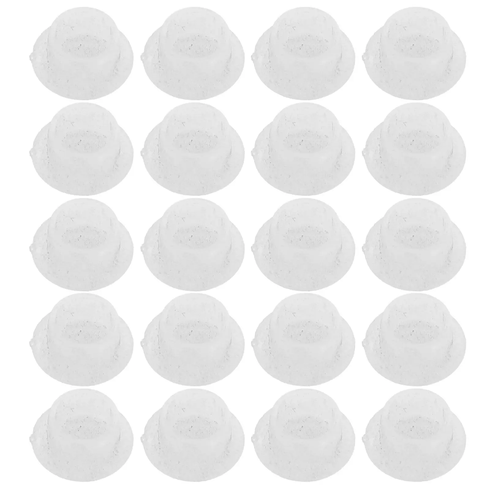 50Pcs Round Plastic Hole Plugs White 10Mm Cabinet Screw Covers Furniture Hole Caps Panel Plug End Caps for Cabinets Tables