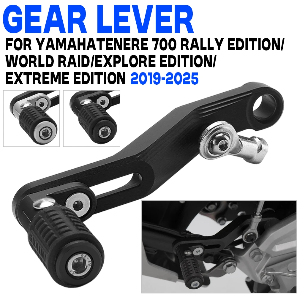 

For YAMAHA Tenere 700 Tenere700 XTZ 700 T700 2019-2025 Motorcycle Gear Shift Lever CNC Aluminum Gear Lever Folding Quick Shifter