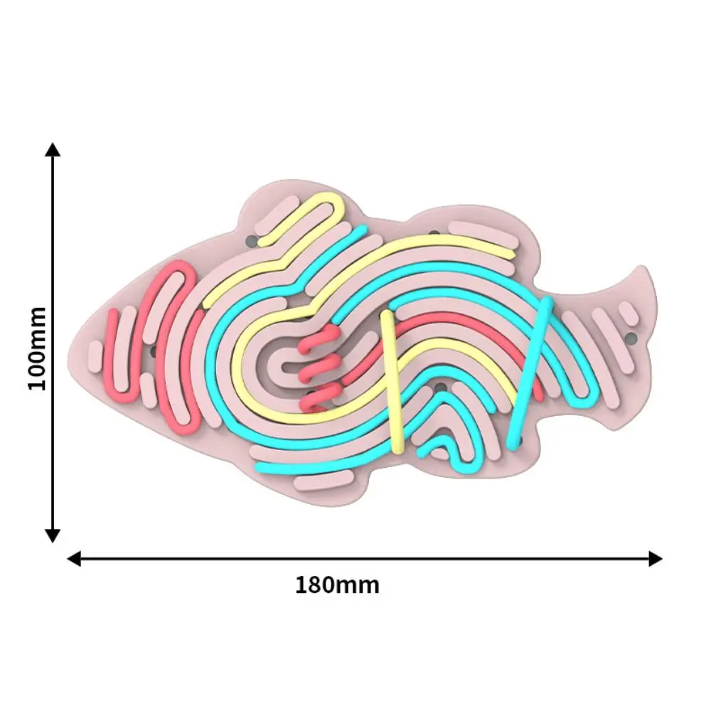 Placa de atividade sensorial de silicone, treinamento de habilidade, quebra-cabeça infantil, placa sensorial silenciosa, desenvolvimento de atividade montessori