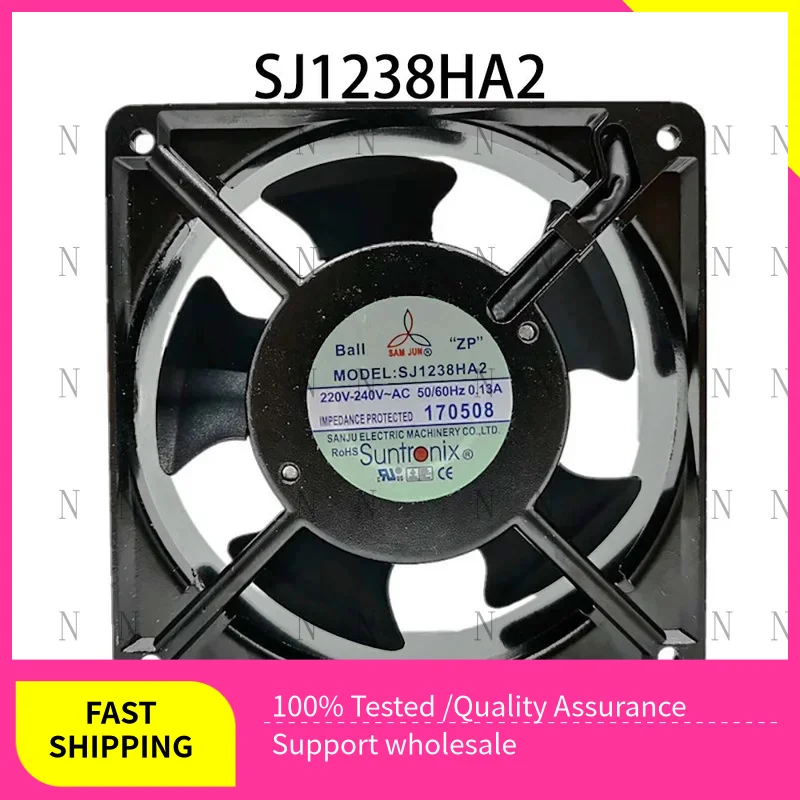 

YJJ SJ1238HA2 Suntronix FOR SAN JUN 220V 0.13A 2-Pin 120*120*38MM Chassis Cooling Fan