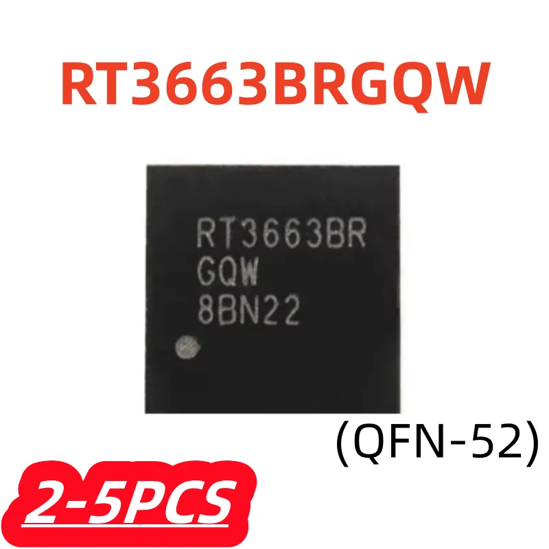 

2-5 шт./лот RT3663BR RT3663BRGQW QFN-52 100% новый набор микросхем