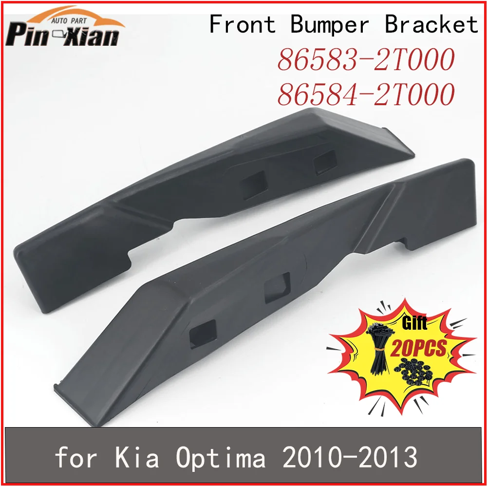

Front Bumper Bracket 865832T000 865842T000 Left Right Driver Passenger Bumper Retainer Bracket for Kia Optima 2010-2013