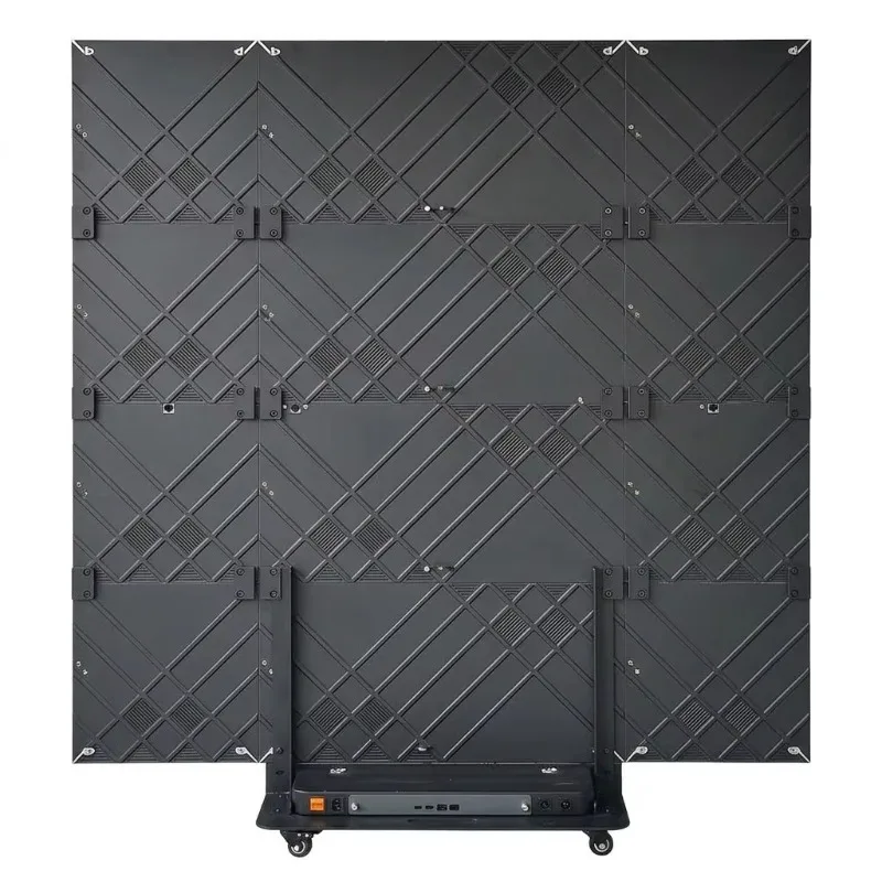 Free Standing Digital Signage Panel Ultra Slim GOB P1.86 Tri-fold  Poster Screen HDR10 2-Year Warranty for Exhibitions Trade