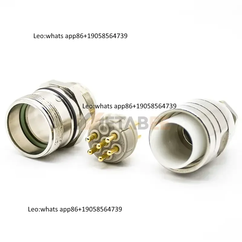 M23 6 7 17 Pin 4Pin 6Pin 6-Pin 7Pin 12Pin 17Pin Female Male Power Clock Wise Encoder Waterproof Signal Bulkhead Connector view 2