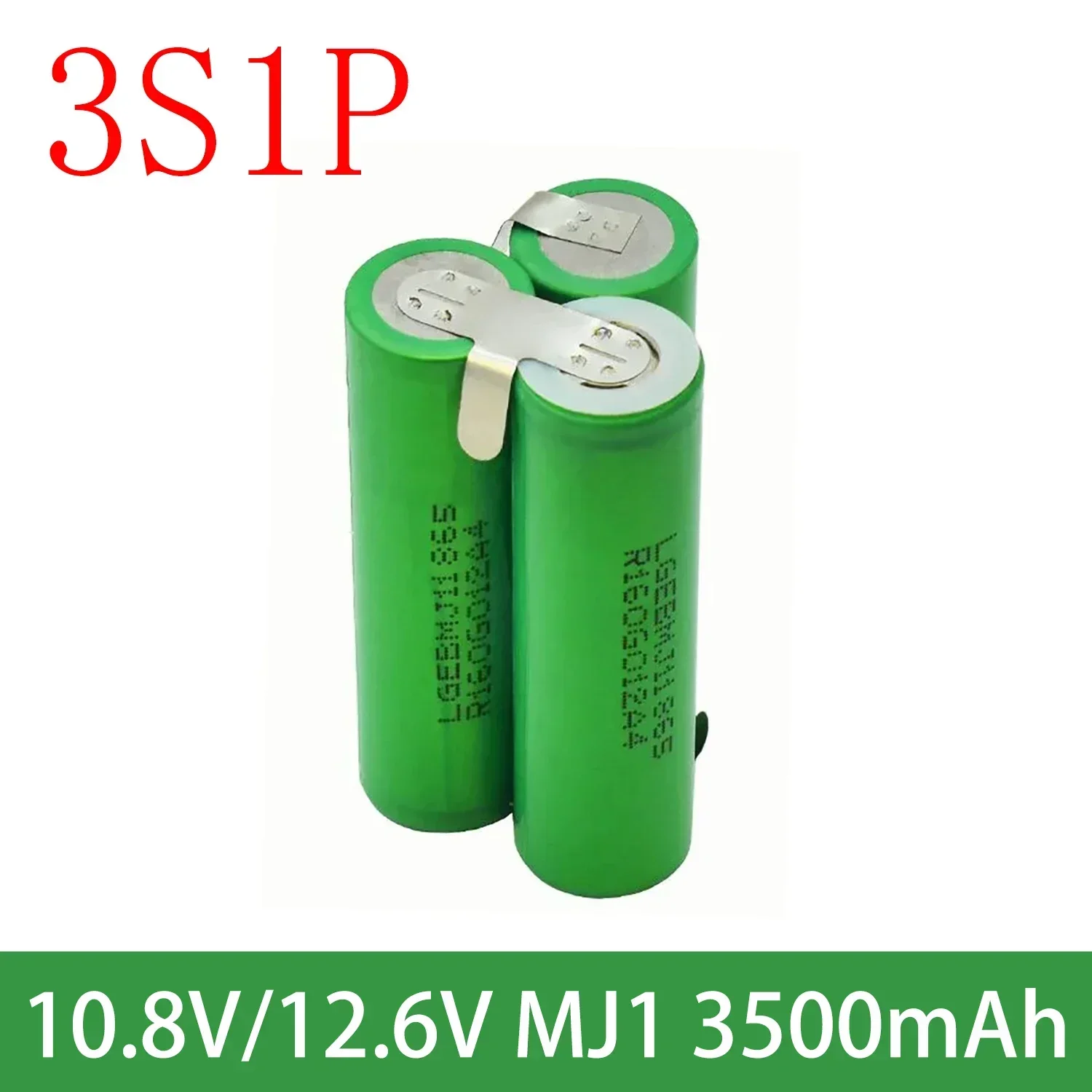 18650 MJ1 1S3P 2S1P 3S2P 4S2P 5S2P 3.7V 8.4V 10.8V 16.8V 18V 3500mAh 7000mAh For Screwdriver Batteries Weld Battery Pack