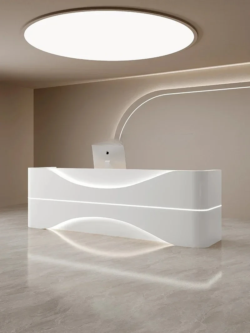 Clothing store checkout page Beauty salon Bar company reception counter