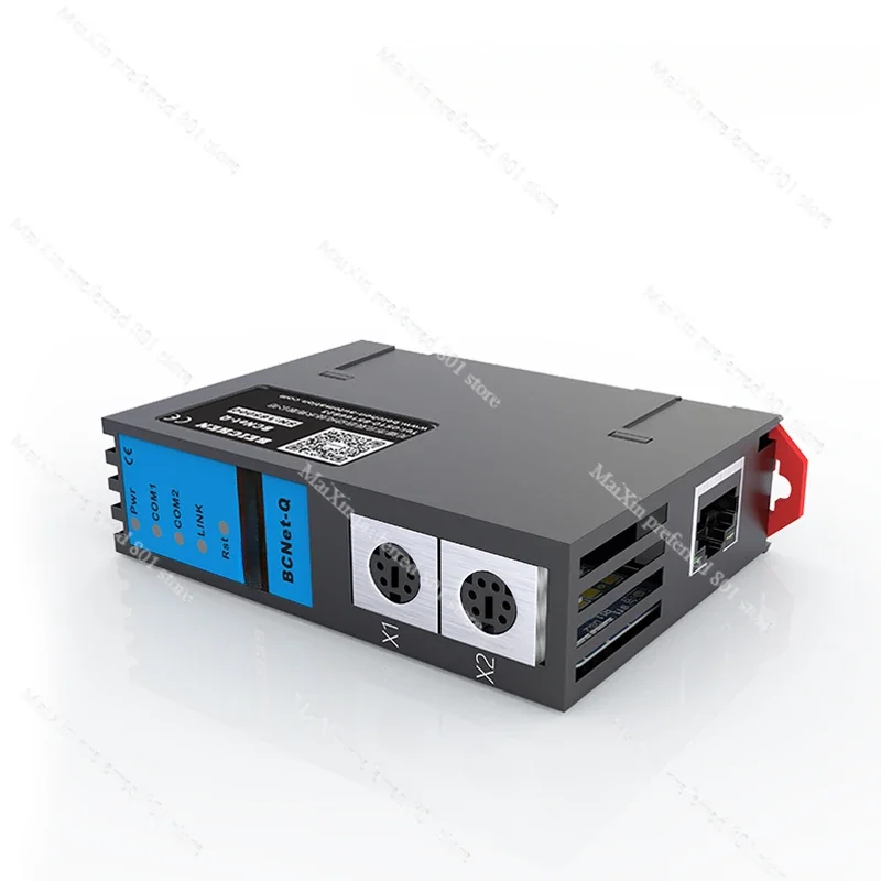 BCNet-Q is suitable for Mitsubishi Q series PLC (round port) to MC protocol, MODBUS TCP