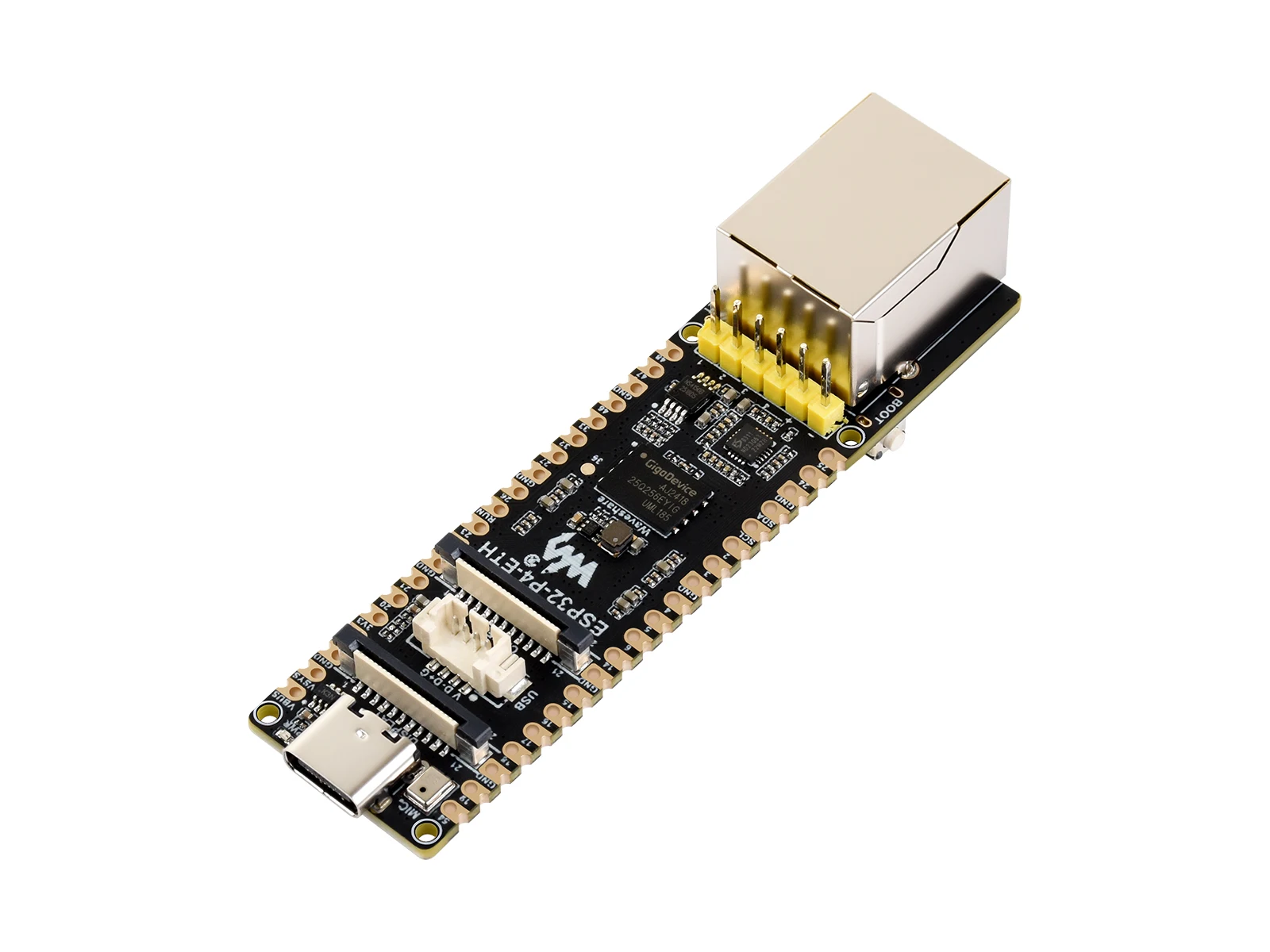 Waveshare ESP32-P4-ETH High-Performance Development Board, Based On ESP32-P4, With 100 Mbps RJ45 Ethernet Port