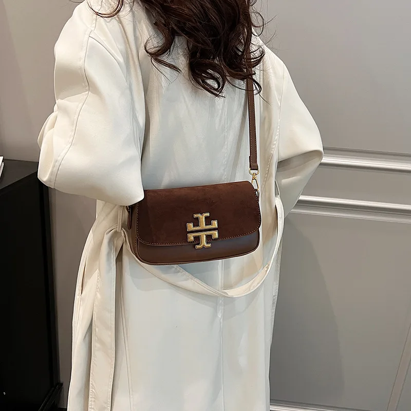 New Niche Handbag French Retro Tote Bag Fashion One-Shoulder Diagonal Bag Exquisite High-Quality Portable Small Square Bag Gifts